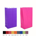 6 1/4X3 11/16X12 7/16" #8 matte colored sos bags-100/pk, BLACK