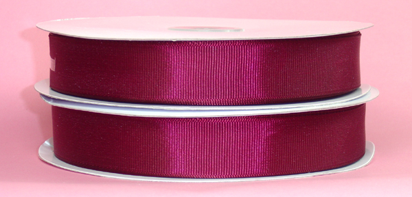 5/8" grosgrain ribbon-50yds/roll, WINE