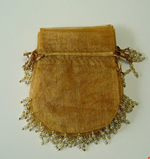 4-1/2x5-1/4" BEADED organza bag-24/pk, GOLD