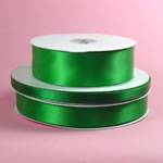 3" DOUBLE FACED satin ribbon-50yds/roll, EMERALD