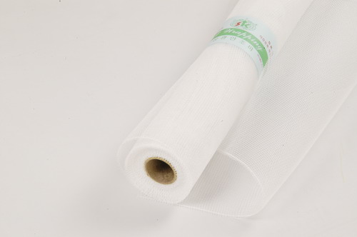 solid colored floral mesh 21x10yds, LILY WHITE