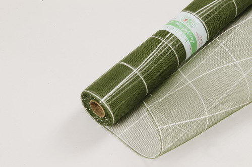 check floral mesh 21x10yds, MOSS GREEN