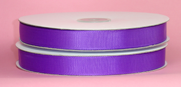 1/4" grosgrain ribbon-50yds/roll, PURPLE