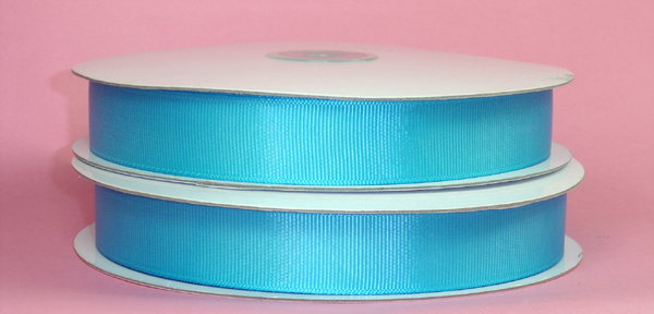 3/8" grosgrain ribbon-50yds/roll, TURQUOSE