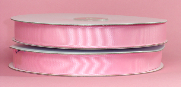 1/4" grosgrain ribbon-50yds/roll, LT PINK