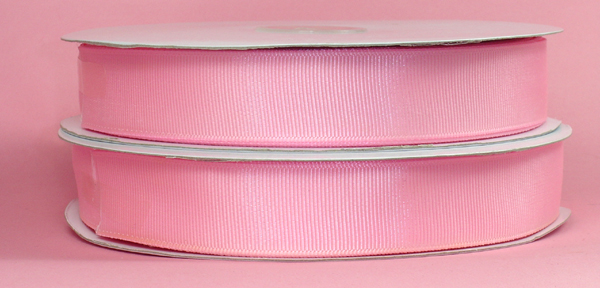 7/8" grosgrain ribbon-50yds/roll, PINK