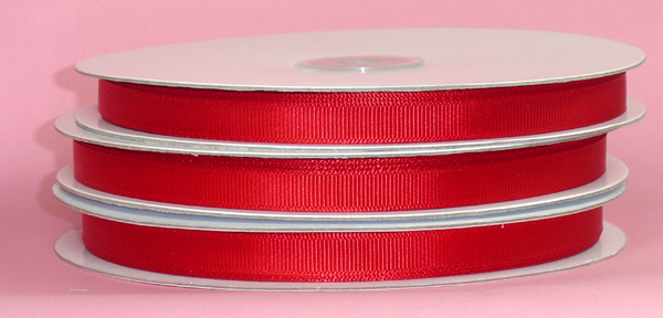 2-1/4" grosgrain ribbon-50yds/roll, RED
