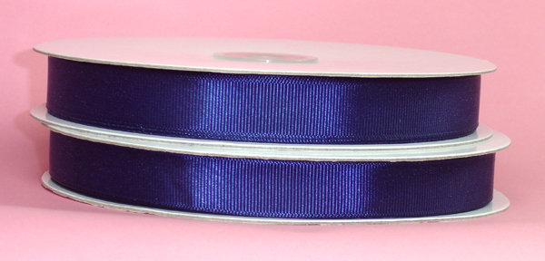 1/4" grosgrain ribbon-50yds/roll, NAVY