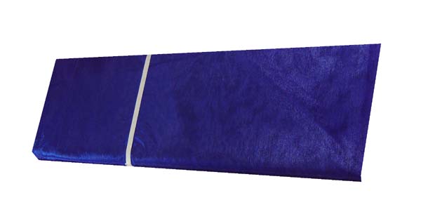 60"X25YDS organza fabric, NAVY