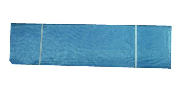 60"X25YDS organza fabric, SMOKE BLUE