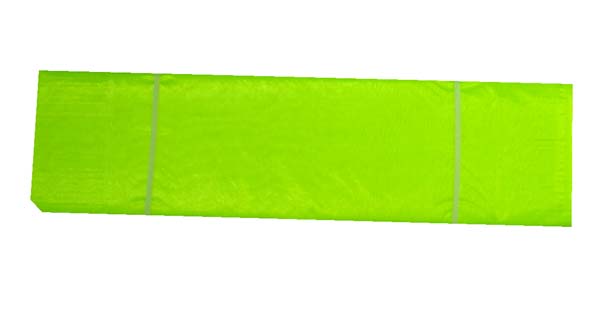 60"X25YDS organza fabric, APPLE GREEN