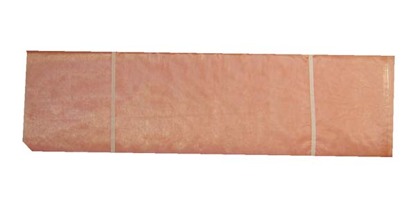 6"X25YDS/SPOOL organza fabric, PEACH