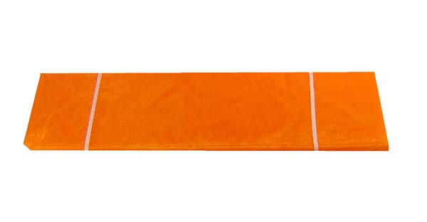 6"X25YDS/SPOOL organza fabric, ORANGE
