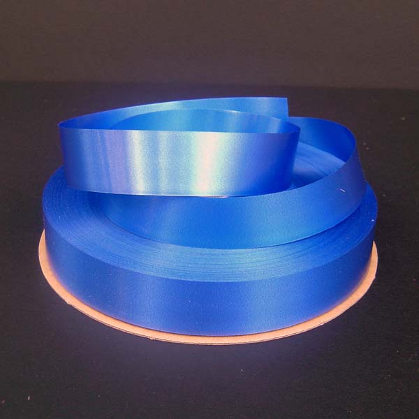 3/4" poly satin-finish ribbon-250yds/roll, ROYAL