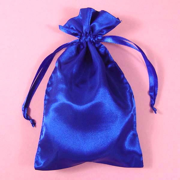 5x8" satin bag-30/pk, ROYAL BLUE