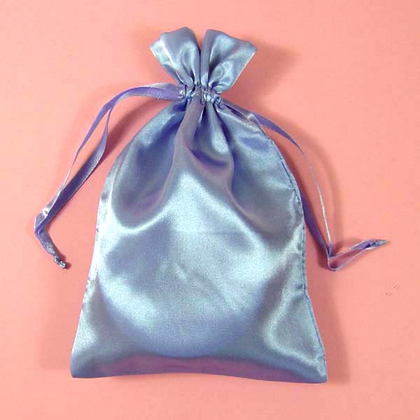 4x6" satin bag-30/pk, FRENCH BLUE