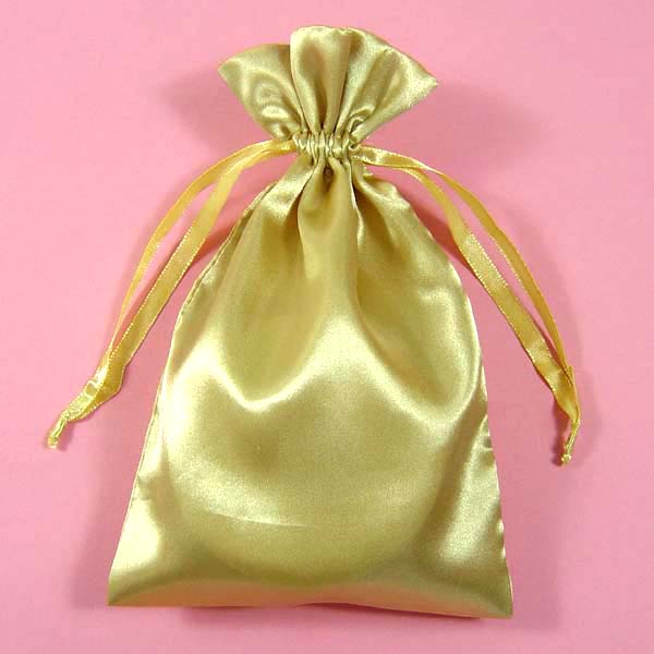 4x6" satin bag-30/pk, GOLD