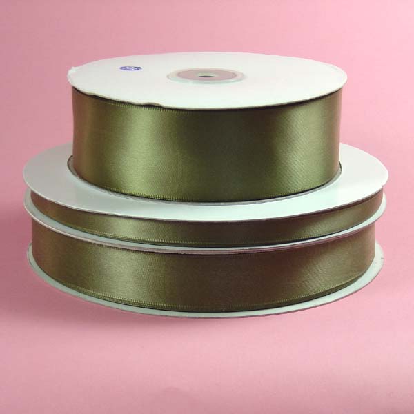 5/8" DOUBLE FACED satin ribbon-100yds/roll, OLD WILLOW