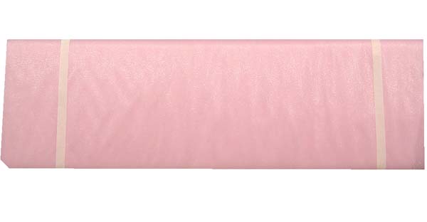 6" SHIMMER tulle fabric-25yds/spool, LT PINK