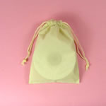 4x5-1/2" flat velour bag-25/pk, CREAM