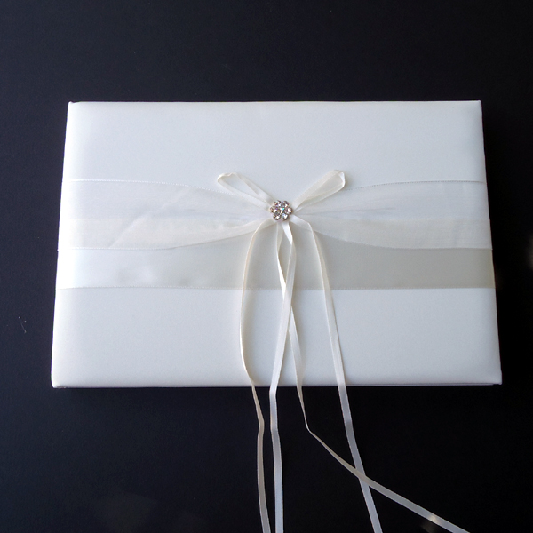 wedding GUEST BOOK, IVORY